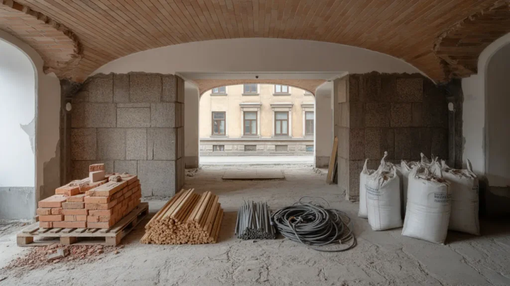 totalrivning av k llarlokal med tervinning i vasastan stockholm