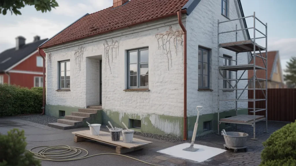 tecken p att ditt hus beh ver fasadrenovering s v ljer du r tt metod och entrepren r