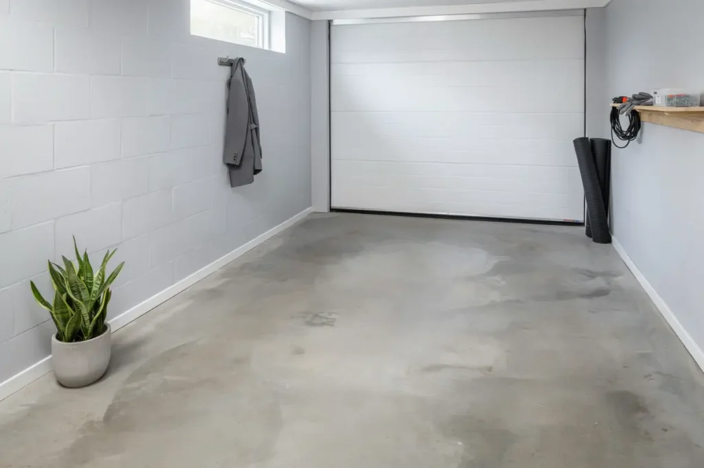 sanering av oljeskadat garagegolv i bromma stockholm